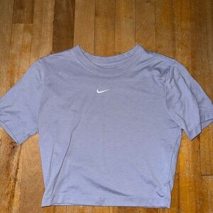 Nike Lavender Cropped Tee